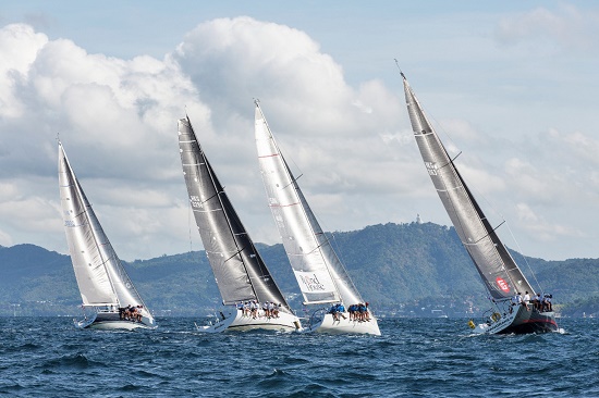 IRC 1 on the beat. Phuket King's Cup 2015.